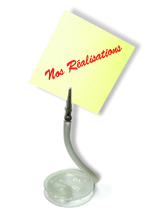 Nos r&eacute;alisations
